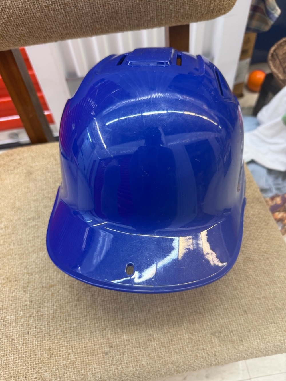 Blue Safety Hard Hat - Picture 3 of 7